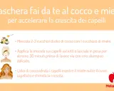 Maschera fai da te al cocco e miele: scopri i miracoli per far crescere i capelli. Istruzioni per una chioma sana e forte.