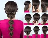 Tutorial per 10 acconciature facili e veloci: trecce, chignon e code a bolle, perfette per ogni occasione.