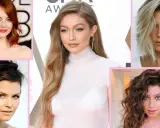 Cinque donne con diversi tagli di capelli. Un'idea per un taglio capelli viso cicciotto è il caschetto mosso o un pixie cut sfilato.