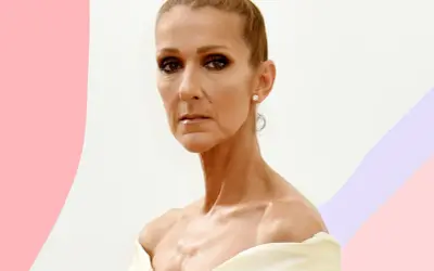 Celine Dion, con un'espressione pensierosa, affronta la sua malattia con forza.