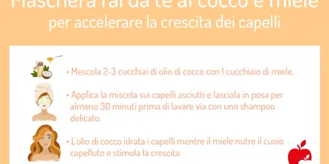 Maschera fai da te al cocco e miele: scopri i miracoli per far crescere i capelli. Istruzioni per una chioma sana e forte.