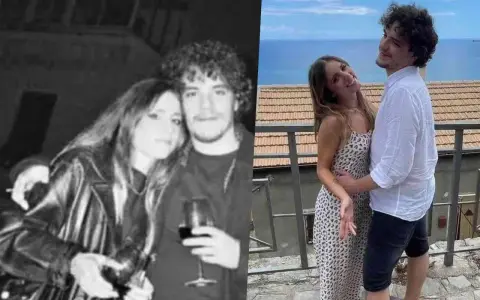Angelina Mango e il suo fidanzato, un abbraccio affettuoso con vista mare.
