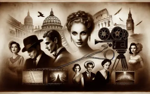 Omaggio agli attori italiani morti negli ultimi 10 anni, con icone del cinema e monumenti.
