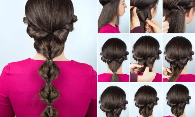 Tutorial per 10 acconciature facili e veloci: trecce, chignon e code a bolle, perfette per ogni occasione.