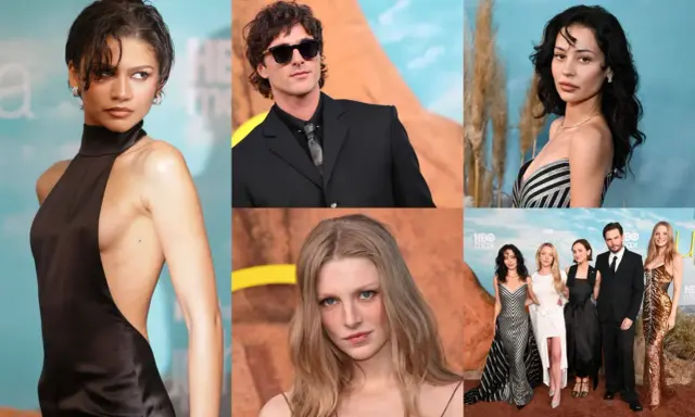 Il cast di Euphoria riunito: Zendaya, Jacob Elordi, Alexa Demie, Hunter Schafer e altri.
