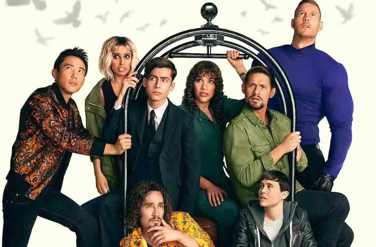 Il cast di Umbrella Academy 4, con i suoi membri riuniti, pronto per nuove avventure.
