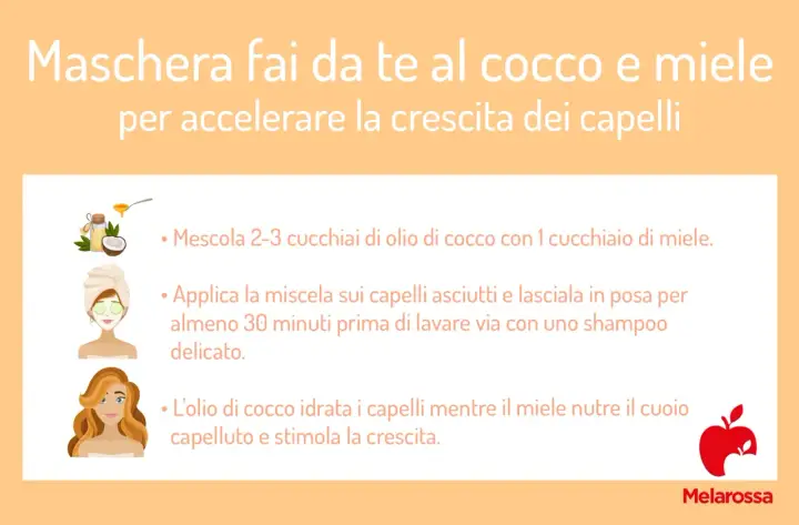 Maschera fai da te al cocco e miele: scopri i miracoli per far crescere i capelli. Istruzioni per una chioma sana e forte.